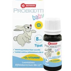 BalanticPro Maitohappobakteeri-tipat vauvoille + D3-vitamiini, 8 ml