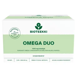 Bioteekki Omega Duo 120 kaps.650 mg, 170 g