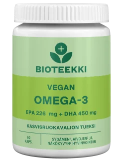 Bioteekki Vegan Omega-3 60 kaps.