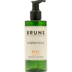 BRUNS Nr15 Hair Souffle Unscented Styling Cream - Hajusteeton Muotoilutuote, 200 ml