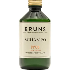BRUNS Nr03 Unscented Shampoo - Hajusteeton Shampoo, 300 ml