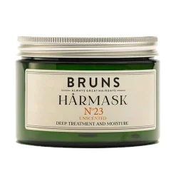 BRUNS Products Nr23 Unscented Hårmask - Hajusteeton Hiusnaamio, 350 ml