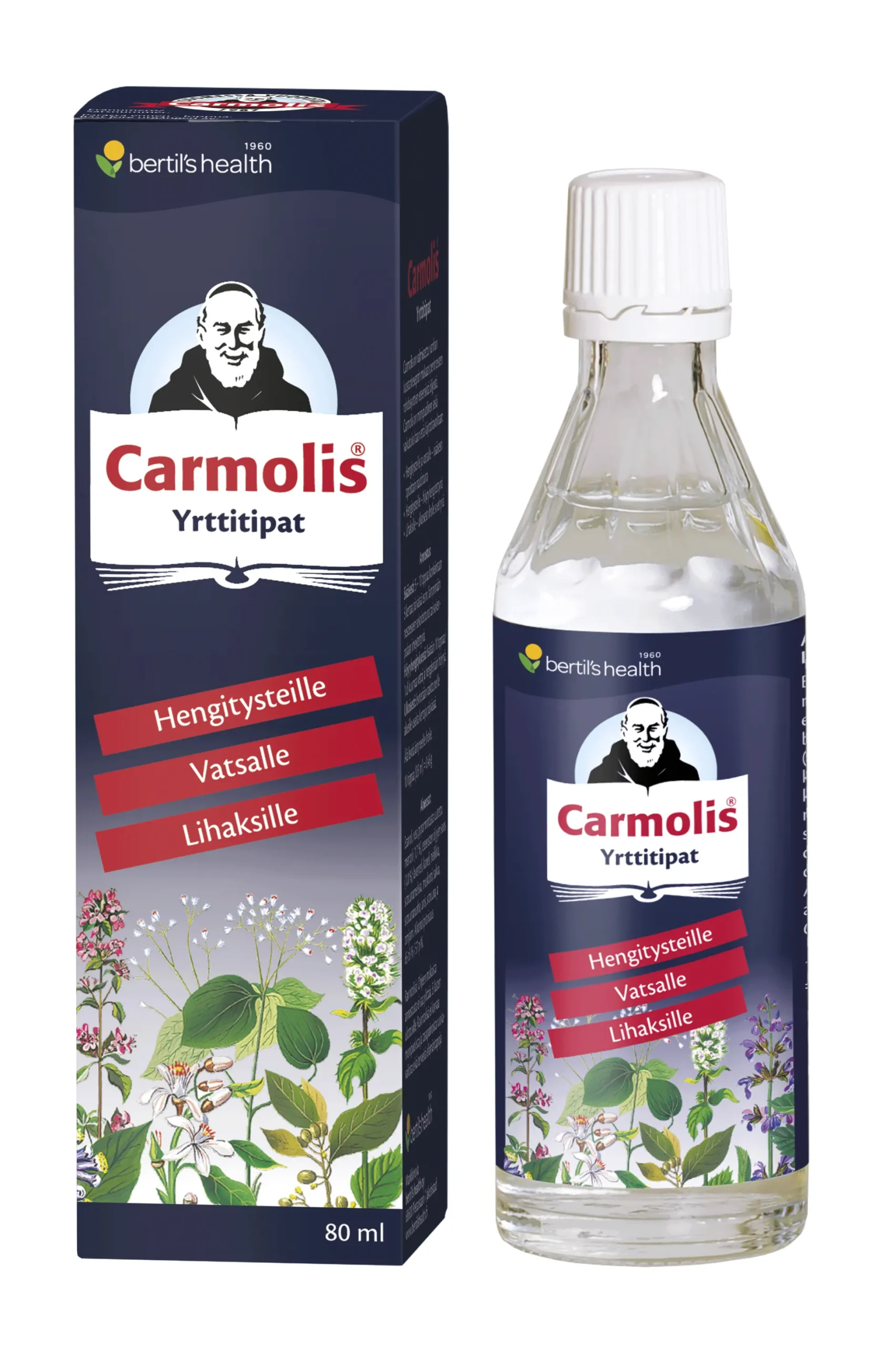 Carmolis-yrttitipat, 80 ml