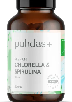 Chlorella & Spirulina 500 mg, 300 tabl