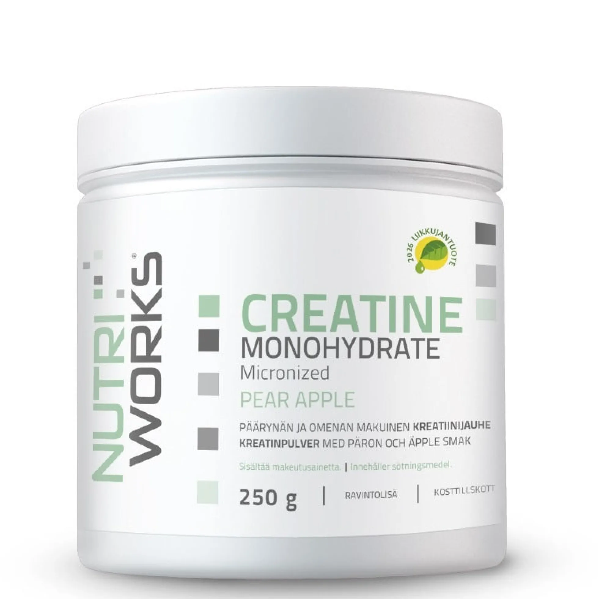 Creatine Monohydrate, Pear Apple, 250 g