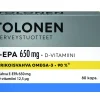 E-EPA Omega-3 + D-vitamiini, 650 mg, 80 kaps