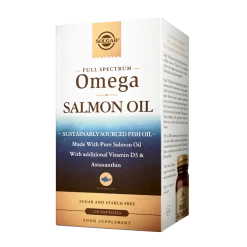Full Spectrum Omega Salmon Oil Softgels, 120 kaps - Omega-kapselit