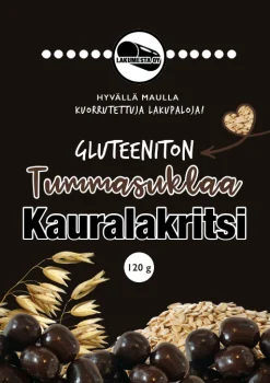 Gluteeniton kauralaku, tummasuklaa, 100 g