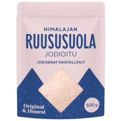Himalajan Ruususuola hieno, jodioitu 500 g