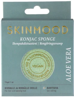 Ihonhoidon ihmesieni, kuivalle iholle (Konjac Sponge-kasvosieni)