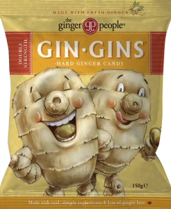Inkiväärikaramelli, double strenght (hard ginger candy), 150 g