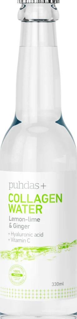 Kollageenivesi, sitruuna-lime & inkivääri, 330 ml