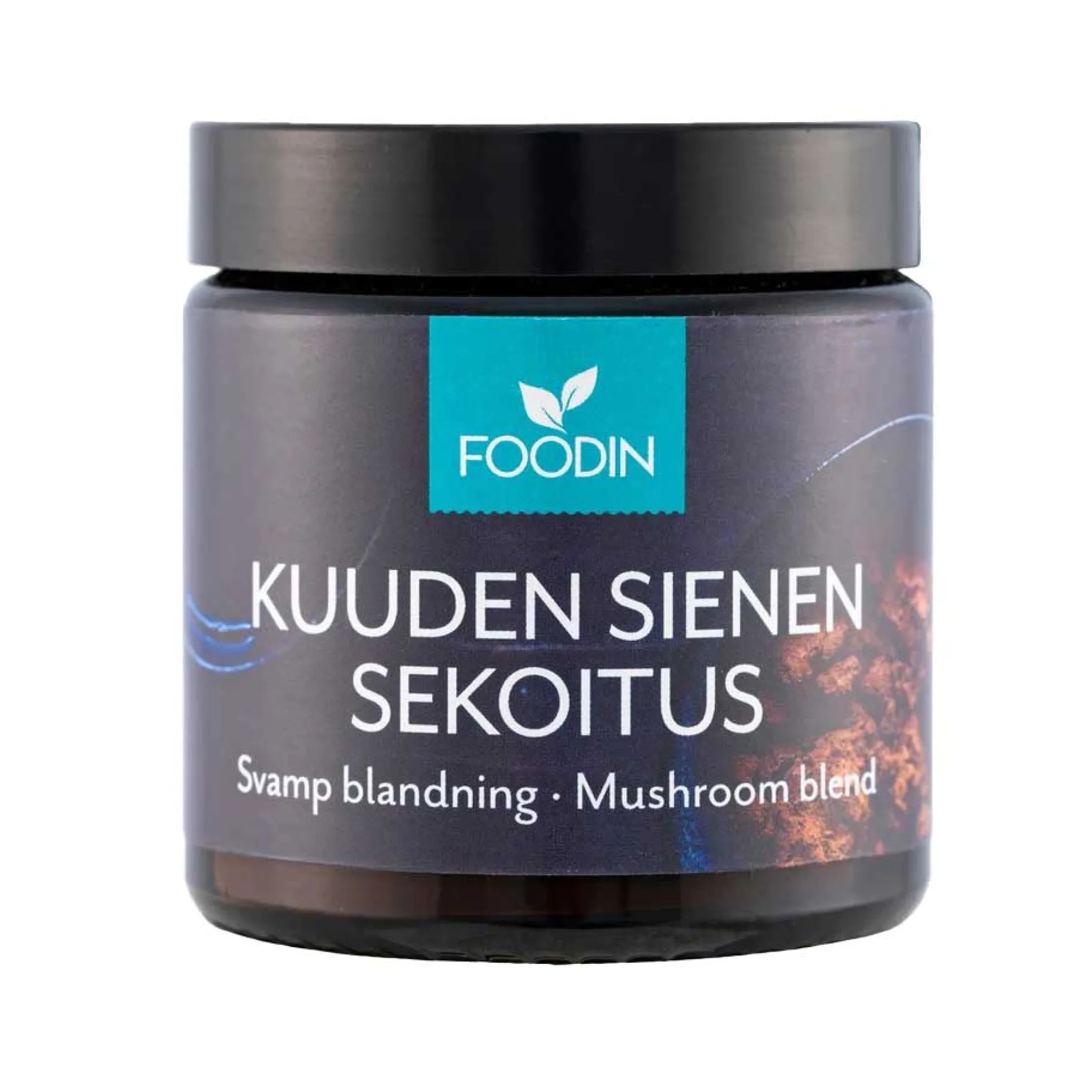 Kuuden sienen sekoitus (chaga, reishi, lion's mane, shiitake, maitake, cordyceps), 40 g