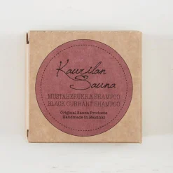 Mustaherukka-palashampoo (shampoopala pahvipakkauksessa), 90 g