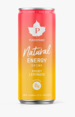 Natural energy Drink, Rhuby Lemonade 330 ml