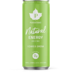 Natural Energy Drink, Vihreä omena 330 ml