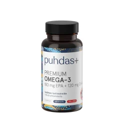 Premium Omega-3 180 mg EPA / 120 mg DHA, FOS Serti, 80 kpl