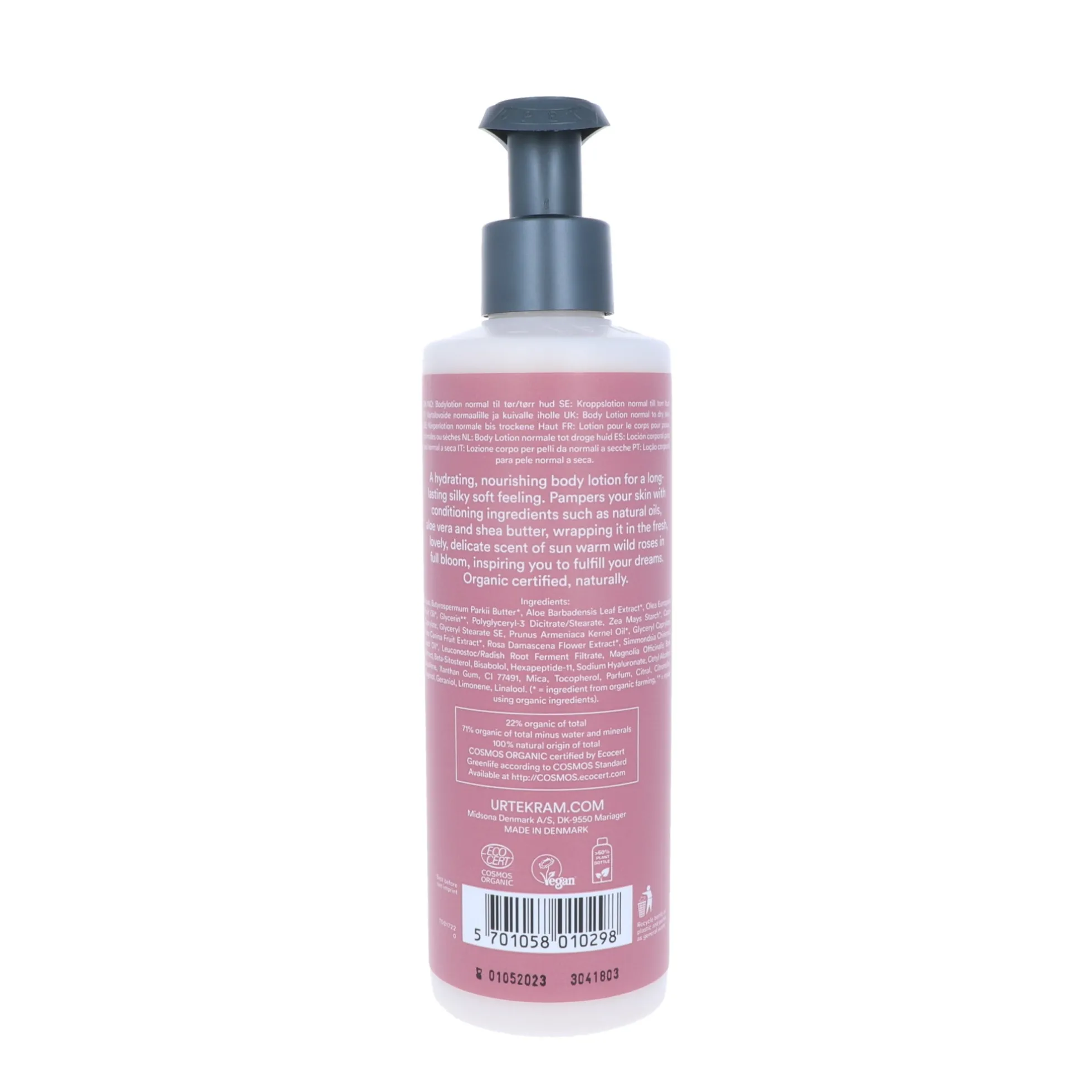 Ruusu-vartalovoide, Soft Wild Rose, 245 ml