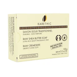 Shea-saippua kuivalle iholle, tuoksuton, 100 g