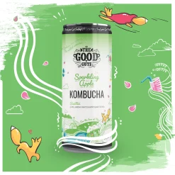 Sparkling Apple Kombucha, 330 ml