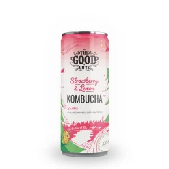 Strawberry & Lemon Kombucha, 330 ml