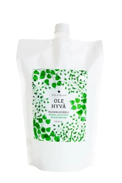 Suihkugeeli, kaura-ksylitoli, hajusteeton, täyttöpussi, 1000 ml