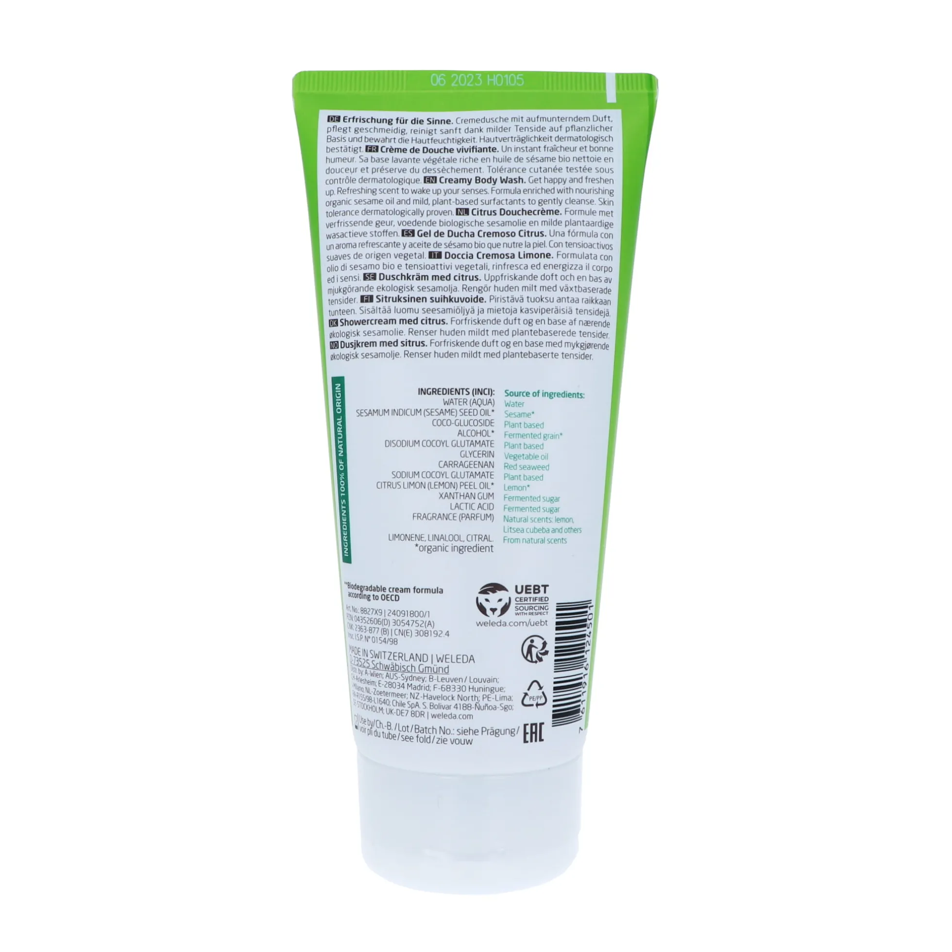 Suihkuvoide, Refresh, 200 ml