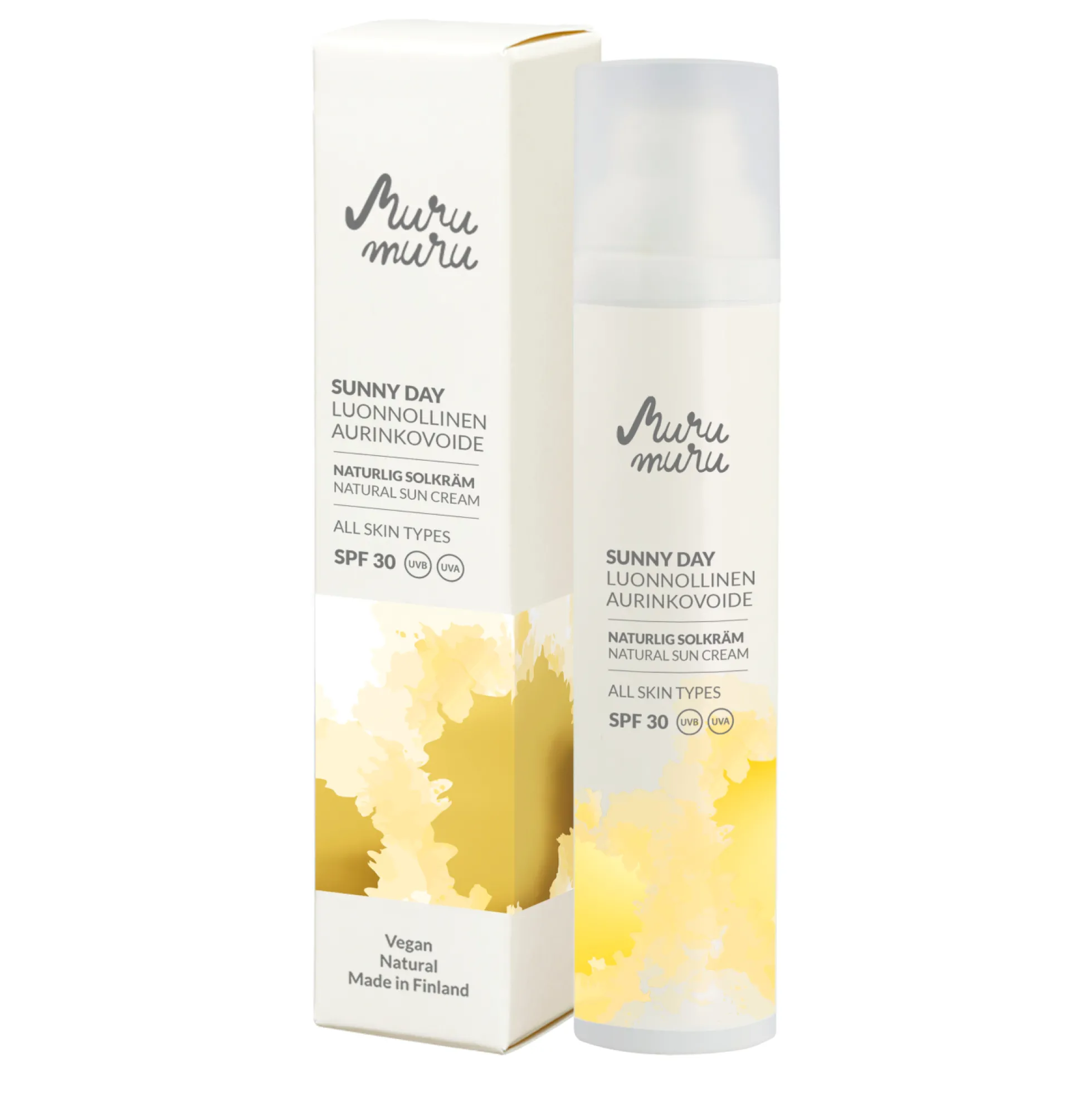 Sunny Day Natural SPF30 Aurinkovoide, 100 ml