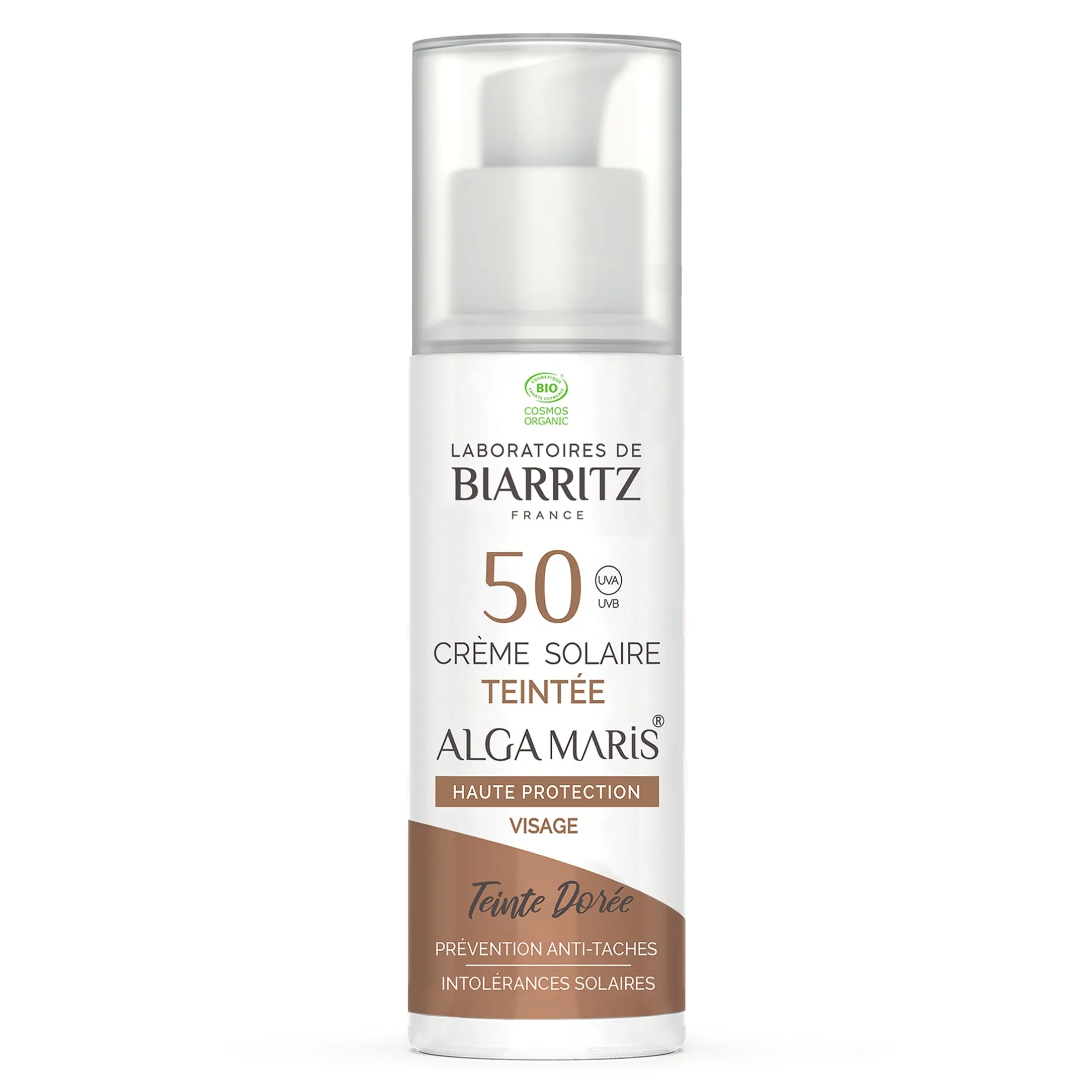 Sävyttävä aurinkovoide kasvoille SPF50 Golden, 50 ml