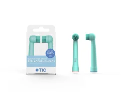 TIO Kasvipohjaiset vaihtoharjat Oral-B sähköhammasharjaan 2 kpl, Glacier / Coral