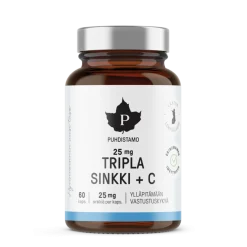 Tripla-sinkki + C, 60 kpl