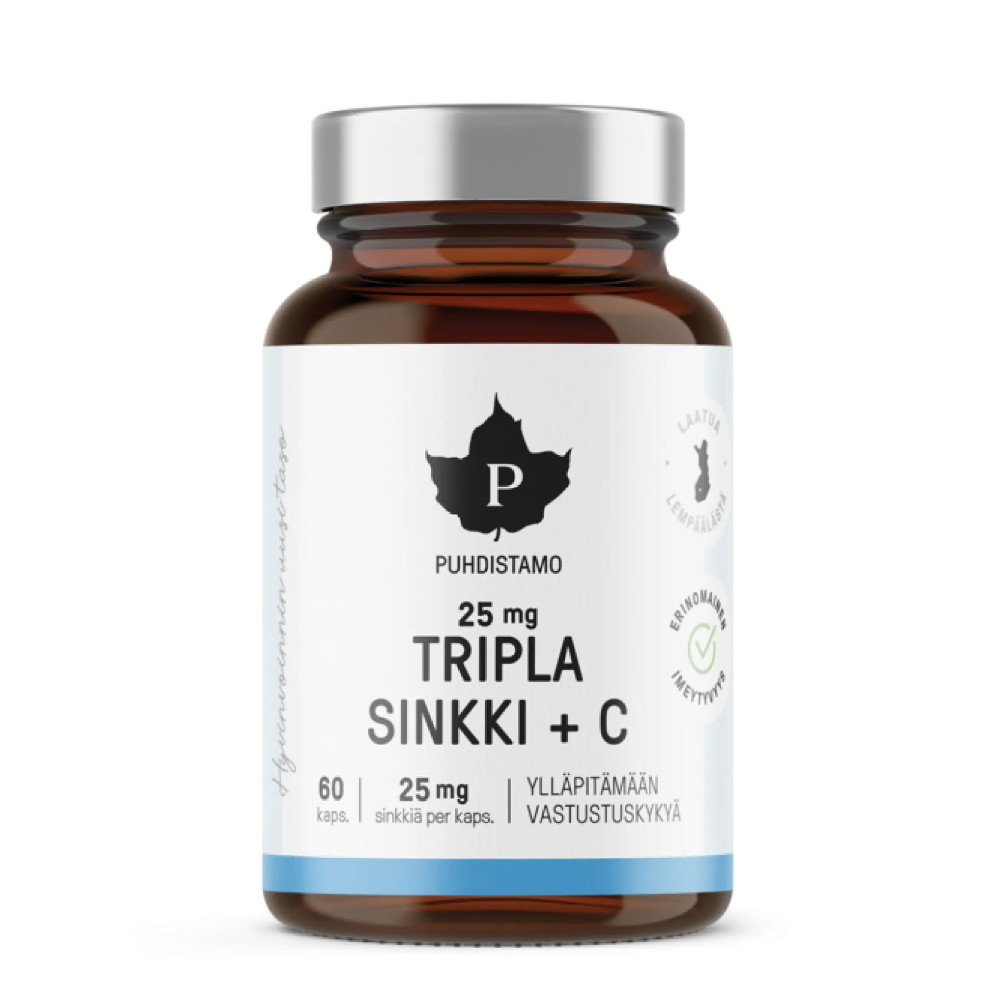 Tripla-sinkki + C, 60 kpl