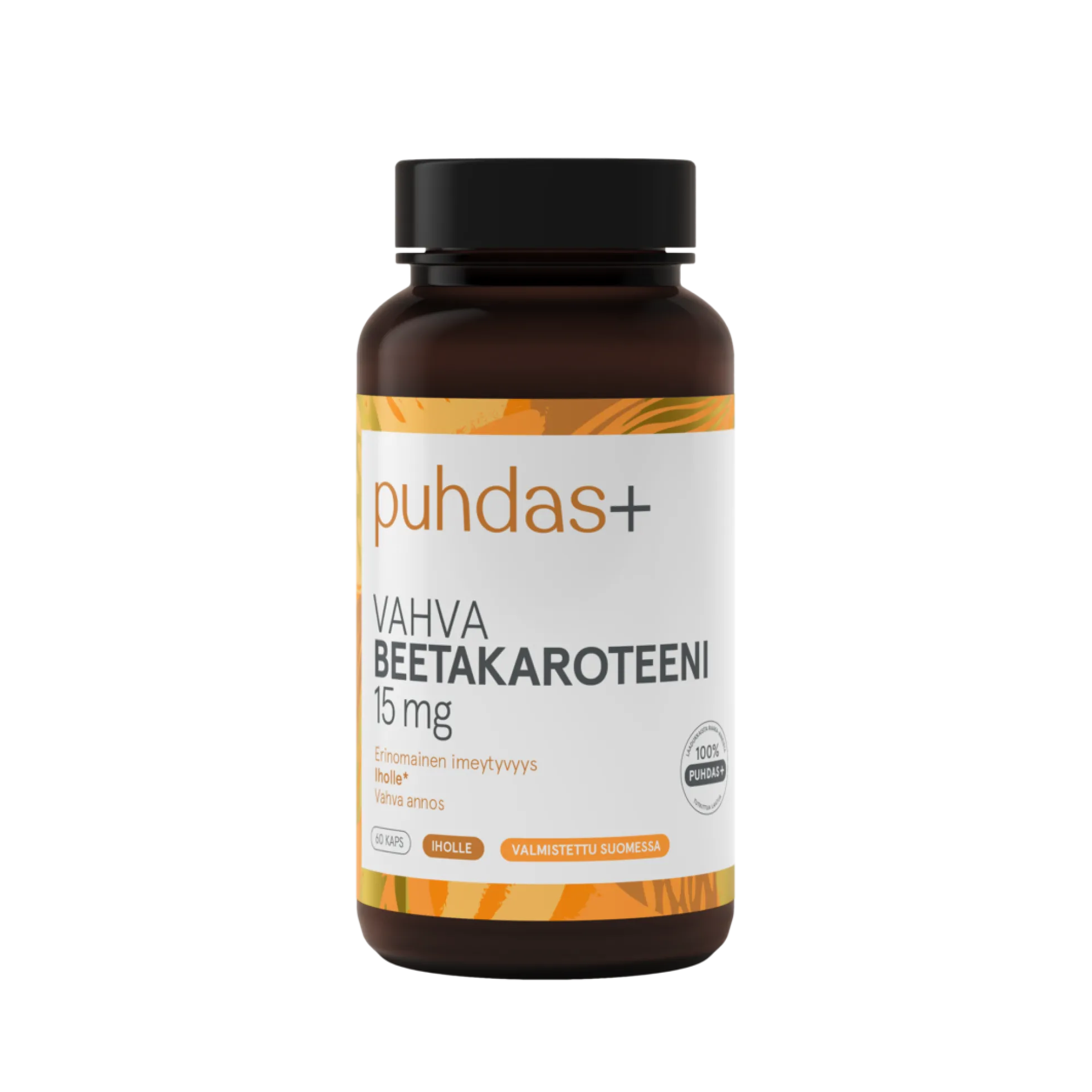 Vahva Beetakaroteeni 15 mg, 60 kaps
