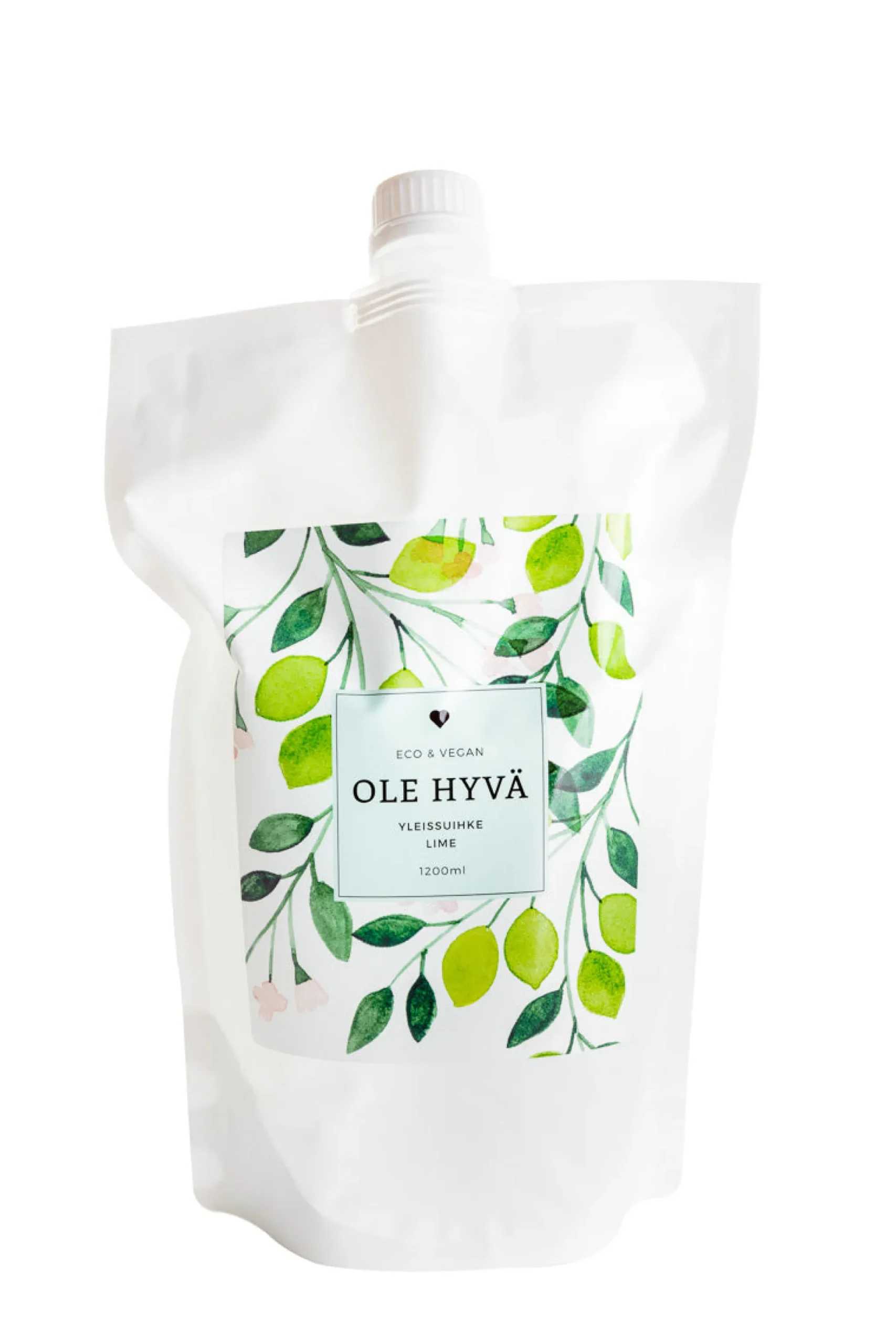 Yleissuihke, lime, täyttöpussi, 1200 ml